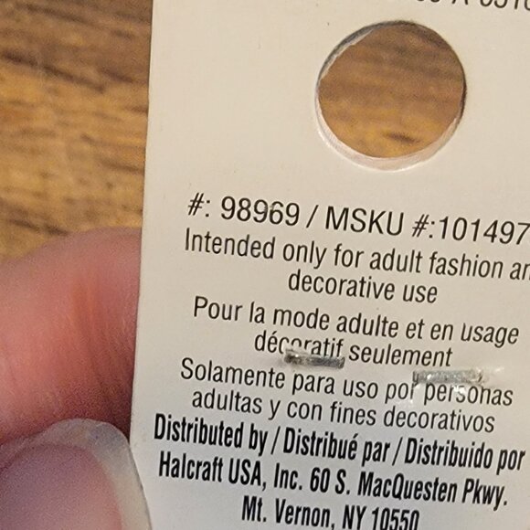 Jet Mix 6MM Round Halcraft Bead Gallery # 98969 14 Inch/35.5CM - Picture 7 of 8